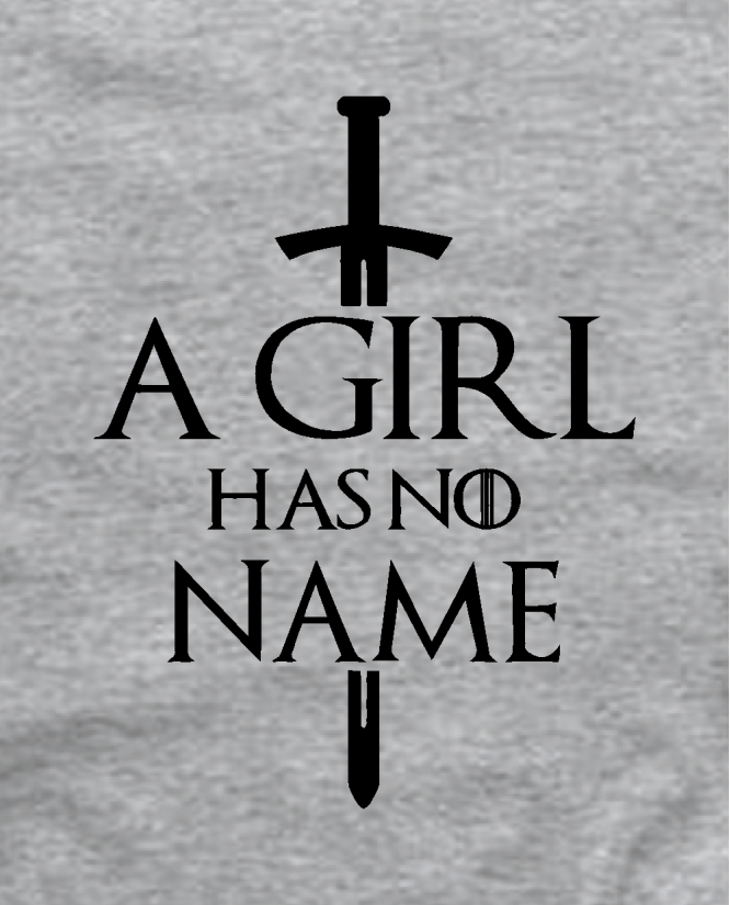Marškinėliai A girl has no name
